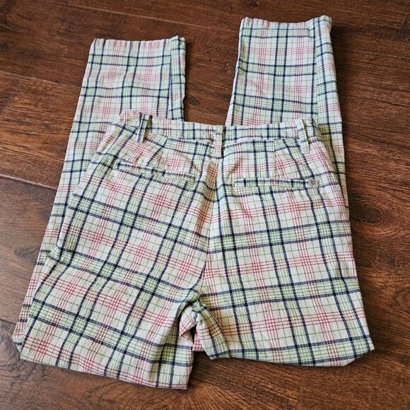 Brixton Plaid Victory Straight Chino Pants - Picture 7 of 9